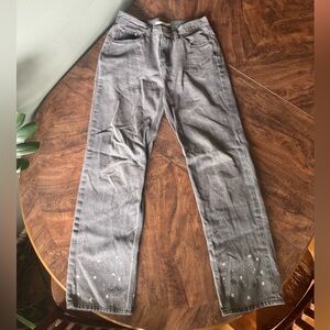 Levi's Women's Low Pro Straight Leg 29 Jeans in Gray